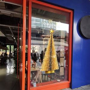 최화정 크리스마스 트리 유리창 스티커 정전기 60X156CM 대형 붙이는 A 대형