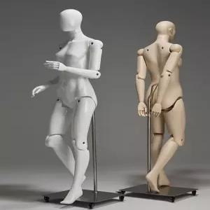 전신관절 인형 운동 남성 스포츠 마네킹 피팅 공식 흰색