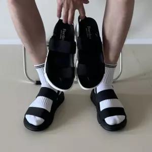 키높이 여름 해변 휴가 시원한 발편한 샌들 슬리퍼굽있는 가벼운 남성 실내 선생님 사무실화 외출용 실용