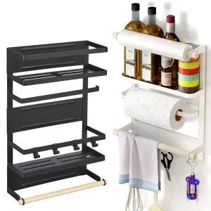 초강력 자석 철제 수납 선반 주방 냉장고 세탁기 정리 수납함 정리대 현관 냉장고용 철재 부착