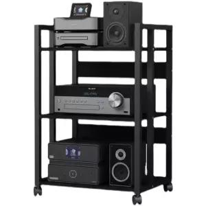 턴테이블 선반 LP 레코드 이동식 장식장 플레이어 수납장