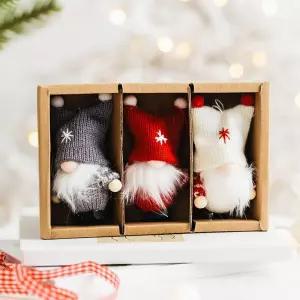 산타할아버지 크리스마스 트리 오너먼트 3개 세트꾸미기 인테리어 소품 장식품 인형