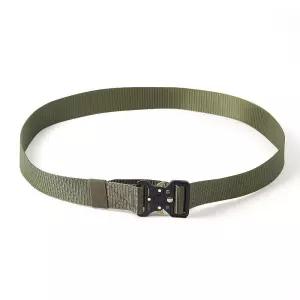 아웃도어 작업복벨트 그린 원터치 코브라 120cm남성캐주얼밸 군용 밀리터리 밸트 군인 학생 전술 전술밸