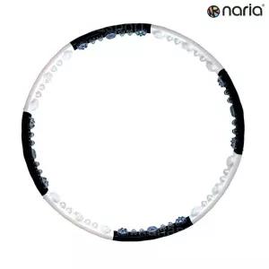 홈트레이닝 나리아 훌라후프 웨이스트 뷰티라인 참숯 2.2kg