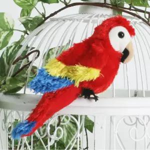 고급 손가락 앵무새인형 손인형 봉제 귀여운 진짜같은 리얼