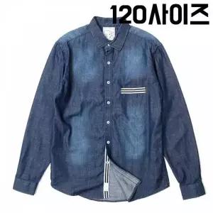 TBZ KING 포켓배색 청남방 120사이즈