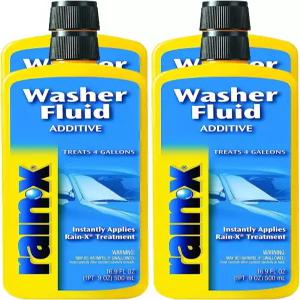 레인-X 윈드실드 워셔액 첨가제 - 와이퍼액 및 자동차 창문 클리너 위한 최고의 선명도 16.9 fl oz 500.ml