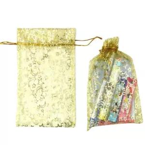 반짝이 다용도 주머니 (소) 50ea 선물포장유치원 어린이 봉투 생일 간식 간식지 답례품 양말 어린이집