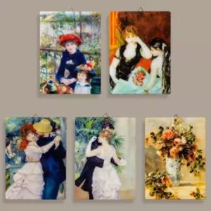 글로싱 명화 - 르누아르 5종인테리어액자 탁상 벽걸이 집들이선물 선물용 장식 벽인 장식용