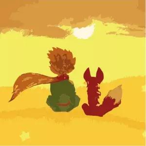 하모니아트 DIY 유화그리기 세트 20x20 어린왕자페인팅재료 그림취미 그리기 DIY명화그리기 DIY키트 생활