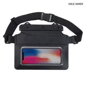 홀릭메이커 길이조절 방수 투명 크로스 힙색 HJE017웨이스트백 메신져 캐주얼슬링 여행용 남자쌕 보조 소품