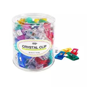 카파맥스 크리스탈 통클립 중 52102자료 모음 서류 집개 사무용 집게 문구 용지