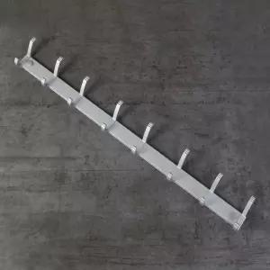 두코 16구 후크 옷걸이(실버)모자 다용도 소품 용품 가방 마스크 도어훅 벽옷