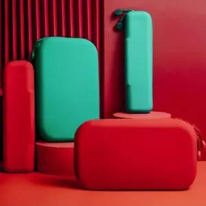 실리콘 화장품 파우치 1개 색상 택1대치 미니수납함 소품함 휴대용치 정리함 가방치