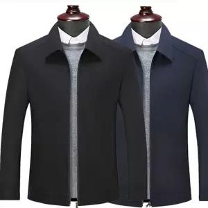 남성용 카라 집업 정장 자켓바람막이 재킷