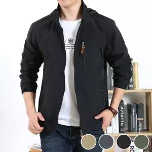 남성 트렌디 통풍홀 가볍고 모던한 간절기 바람막이 자켓 루즈핏 빅사이즈 오버 핏룩 남자점퍼 상의 아우터