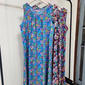 국산 여름 레이온 나시원피스엄마잠옷 홈웨어 웨어 꽃원피스