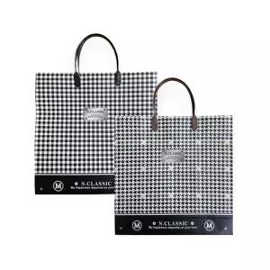 클래식 PP 고급 코팅 쇼핑백 - 중 (10개입)선물봉투 종이 답례품 가방 기프트