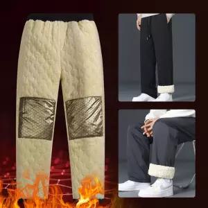 루즈핏자가발열융기모팬츠 방풍 패딩바지 겨울작업복 방한 등산