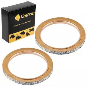 Caltric 2 머플러 파이프 헤드 개스킷 야마하 V-Star 1100 Xvs1100 2000-2009 호환