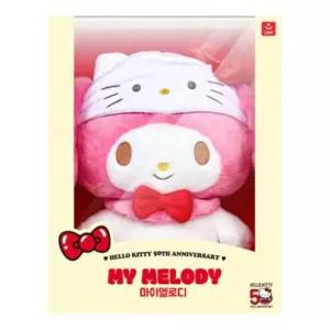 오로라 산리오캐릭터즈 헬로키티 50주년 마이멜로디 인형(중)봉제 세트 어린이선물 장난감