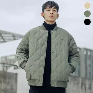 남성 다이아 퀼팅 경량 깔깔이 패딩 ELC-9010남자겨울잠바 군대 야상