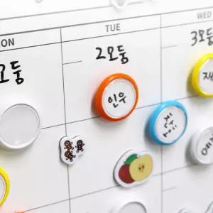 투명커버 쓰기 가능 자석홀더메모꽂이 메모판 고정 마그네틱 마그네