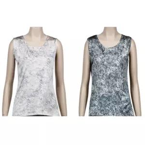 할머니 여름 인견 여성 민소매 나시 cIP9+4GtS