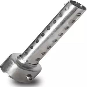 라셀 48mm 범용 모터사이클 배기 소음기 조절식 탈착식 머플러 XSQ-03 실버