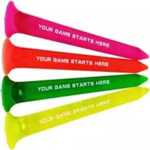 투어 티 프로 네온스 골프 티(4팩) T-489(590)