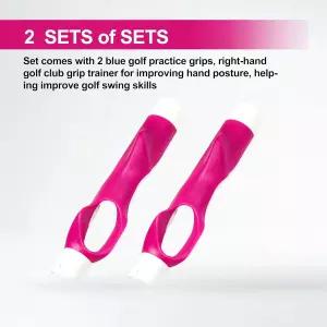 손 자세 개선을 위한 그립 트레이너 골프 오른손 올바른 훈련에 도움을 주는 2P
