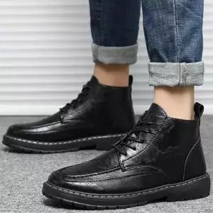 신발 키높이 하이탑 남자부츠 정장구두 워커 부츠