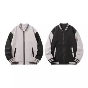 베르 바시티자켓 2color 남여공용 야구점퍼 여성야구 과잠 남성 크롭 아우터 봄 가을 겨울 블루종 항공 남