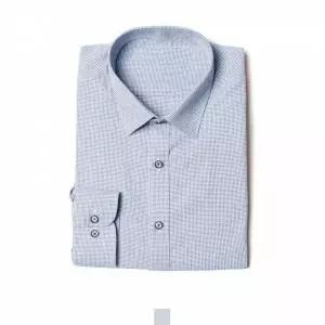 [하프클럽/]남성 소라색 패턴 긴팔 슬림핏 셔츠 DMG-SHA-Q4533969