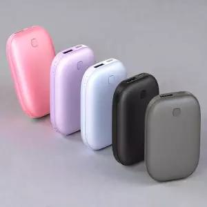 휴대용 충전식 USB 손난로 C타입 보조배터리 5200mah 핸드워머 전손 전기 핫팩 주머니 나로 겨울 전용 양면