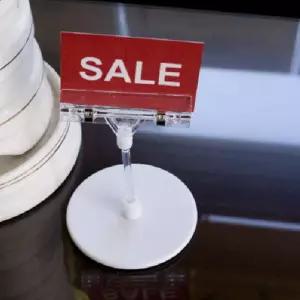 90원판 50봉 쇼클립 10개고정집게 메모 홀더 매장용품 대형마트 관절 행거 다관절 POP 가격표 전시 카드