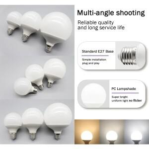 G80 G95 G120 LED 전구 E27 10W 15W 18W 120LM/W AC 220V 127V CRI90 에너지 절약 글로벌 라이트 Lampada A