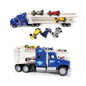 메타 자이언트 카케리어 블루 스피드레이싱카이동자동차 장난감자동 토이 자동캐리어 차량 세트 운반카 자