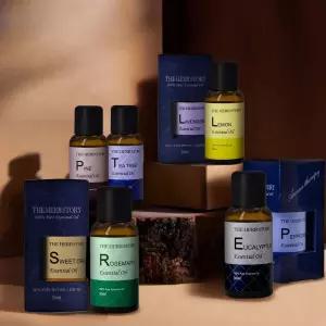 더허브스토리 아로마 에센셜오일 30ml 8종 숙면 수면 선물 답례용 사은품 바디 피부용