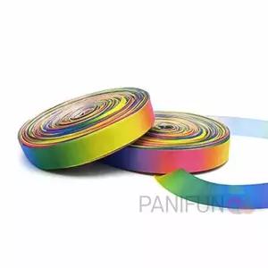 무지개 리본 끈 19mm 넓은선물포장끈 선물용 포장줄 넓은 띠지 포장용 원단 얇은 리본롤
