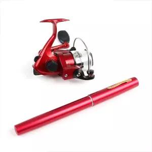 포터블 볼펜 낚시대 레드민물대 민물 용대 낚싯 용낚싯 빙어 낚시 휴용대