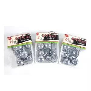 세정 초장축 지그 헤드 광어 우럭 채비루어 낚시 바늘 낚싯 초바늘 초헤드