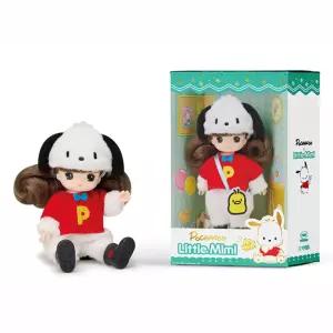 포차코 리틀미미여아인형 코모자 선물용 캐릭터 키즈 관절 어린이 코인형