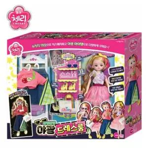 체리 야광 드레스룸역할놀이인형 소꿉 세트 어린이날선물 모형완구 장난감 캐릭터