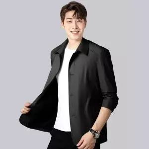 [하프클럽/]남성 트렌치 자켓 정장용 캐주얼 아우터 ON-JUA-QWFN0XLV