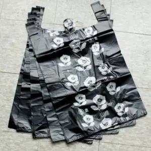 기본형 무지 이불 봉투 블랙 1세트 50매용 봉지 비닐 담는 비닐백