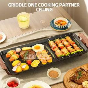 빠른 가열 무연 철판 가정용 바베큐 기계 베이킹 트레이 그릴 Parrillas Electricas Para Interiores