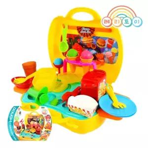 PV 드림 영화관매점놀이 가방세트어린이장난감 역할 가게 관놀이 매대