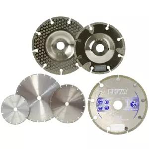 이화-다아아몬드 건식전착 와니 4 2.0T (1EA)그라인더 작업공구 절삭 현장 수공구 절단 절단용 대리석 그라