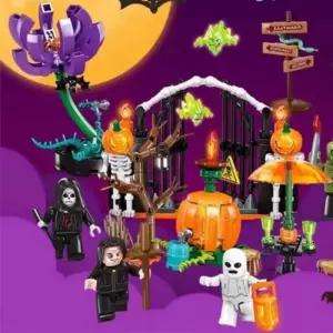 할로윈 블럭 선물 4종세트집콕놀이 어린이 단체 선물용 미니블록 장난감